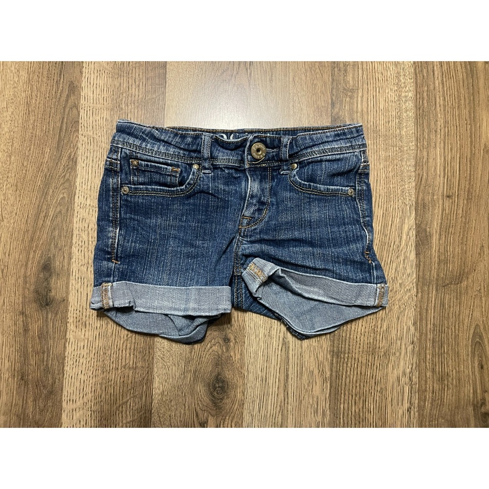 PSNY Shorts, Girl's Size 8, Blue, Denim, Cut Off, Pockets